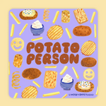 Potato Person Sticker