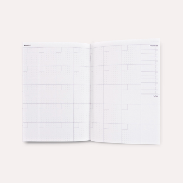 Undated Pocket Weekly Planner: Neroli