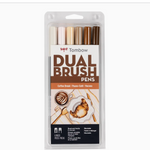Dual Brush Markers - Set of 6 (9 options)