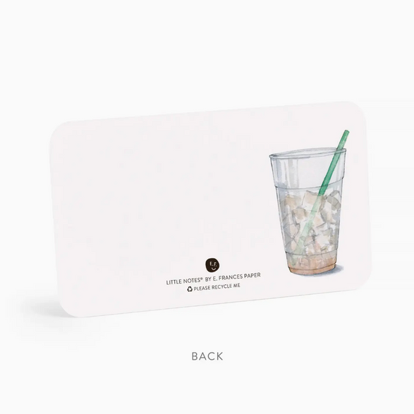 Iced Coffee Little Notes