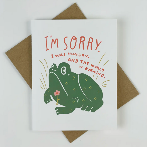 I'm Sorry Frog