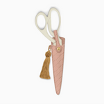 Petunia Pink Ivory & Gold Scissors