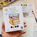 Book Stack Watercolor Kit
