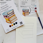 Book Stack Watercolor Kit