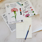 Carnation Watercolor Kit