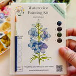 Larkspur Watercolor Kit