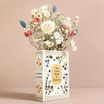 Mini Book of Flowers Book Vase