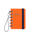 Micro Graph Rollbahn Notebook: Orange