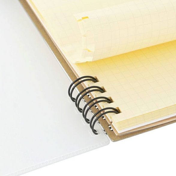 Rollbahn Flexible Cover 360 Notebook - Clear