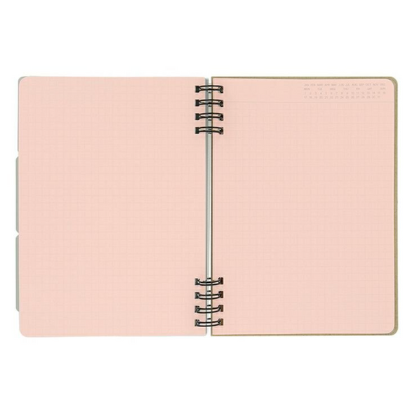 Rollbahn Flexible Cover 360 Notebook - Greige