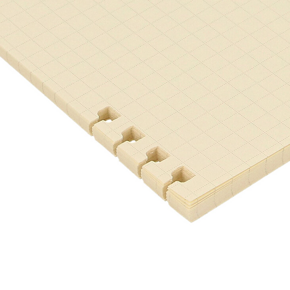 Rollbahn Flexible Notebook Graph Refill - Cream