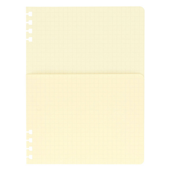 Rollbahn Flexible Notebook Pocket Pages Refill - Cream