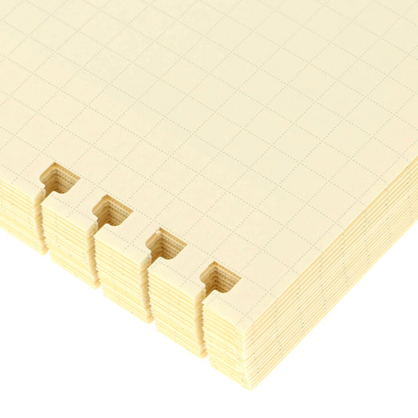 Rollbahn Flexible Notebook Pocket Pages Refill - Cream
