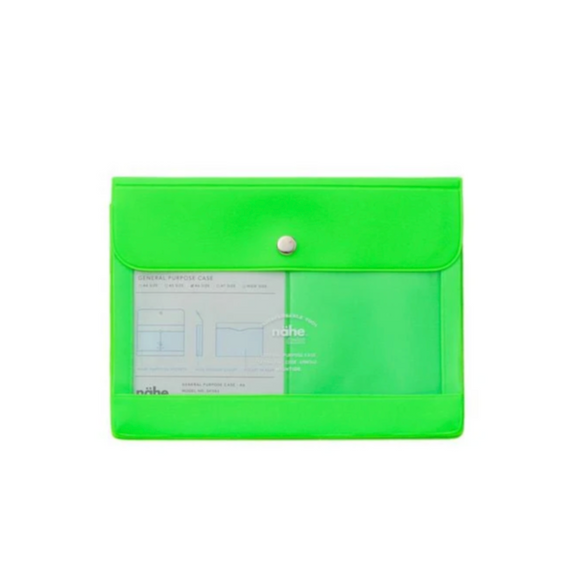 Neon Green General Purpose Pouch (A6)