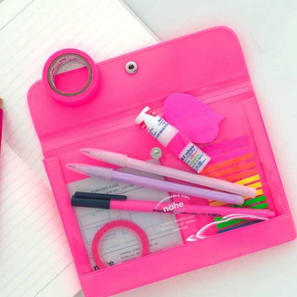 Neon Pink General Purpose Pouch (A6)