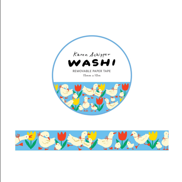 Duck + Tulip Washi Tape (15mm)