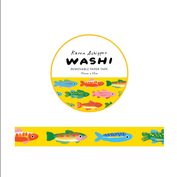 Trout Washi Tape (15mm)