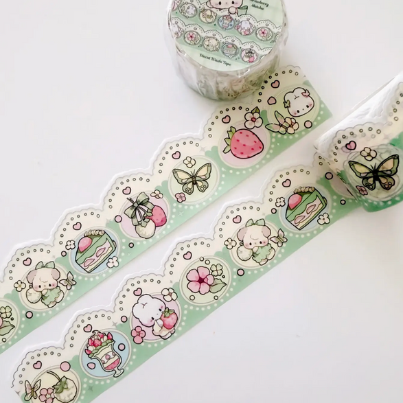 Matcha Strawberry Washi Tape (30mm)