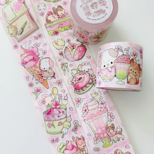 Large Sticker Roll: Sakura
