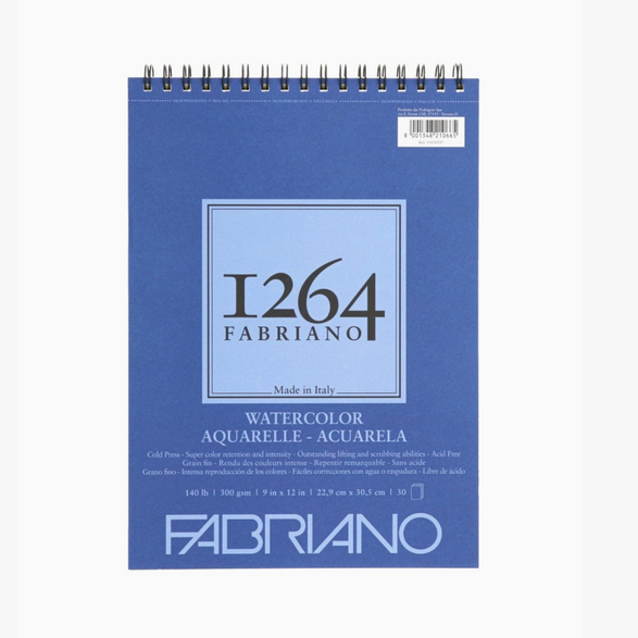 Watercolor Pad: 9x12 - 30 sheets