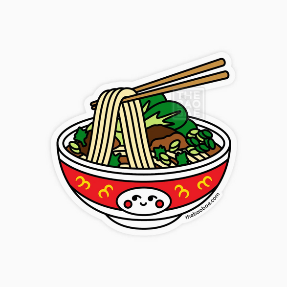 Taiwanese Beef Noodle Soup Sticker