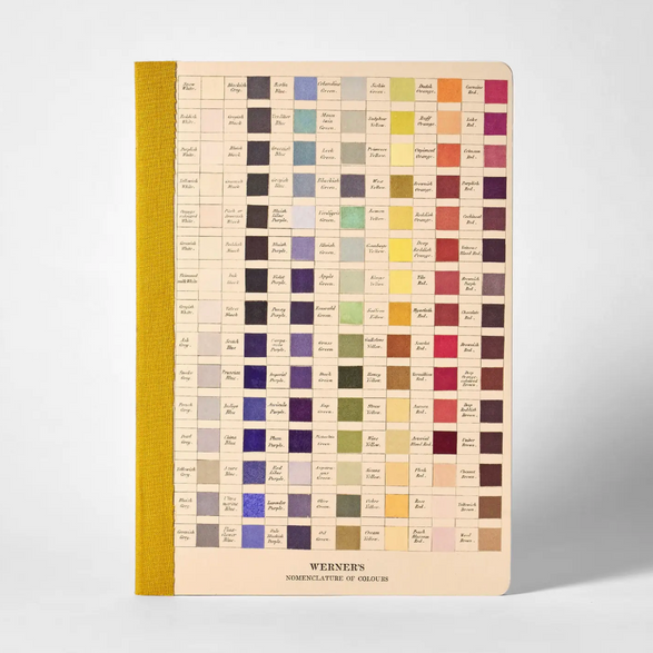 Slim Lined Notebook: Nomenclature of Colors