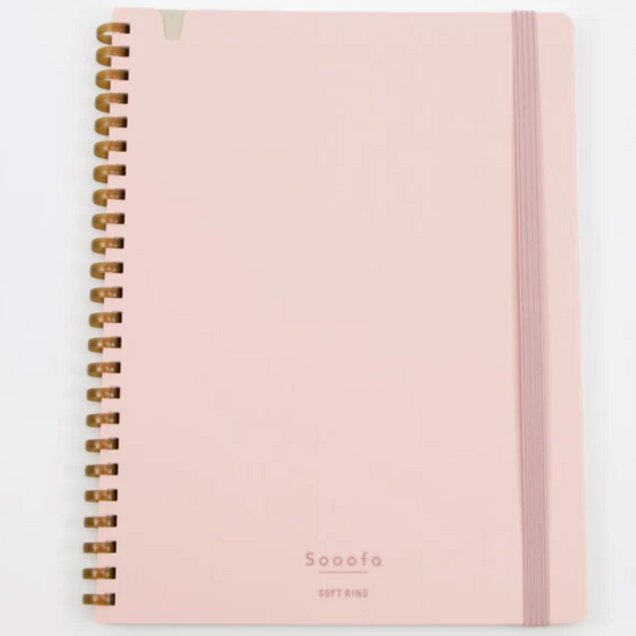 Graph Notebook: Pink Sooofa Soft Ring (A5)