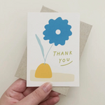 Thank You Blue Flower