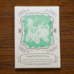 Neighborhood Cats Ink Cards