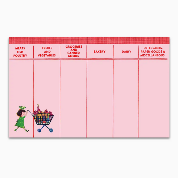 Pink Market Notepad