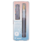 Kakuno Madoromi Nimbus Grey Fountain Pen - 2 nib options