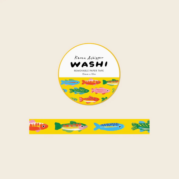 Trout Washi Tape (15mm)