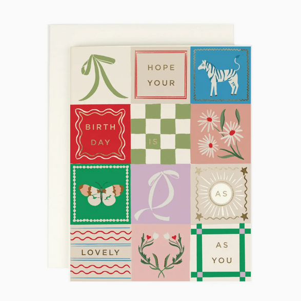 Lovely As You Birthday Patchwork
