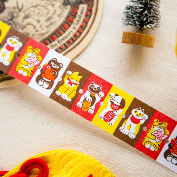 Little Lucky Friends Label Sticker Roll