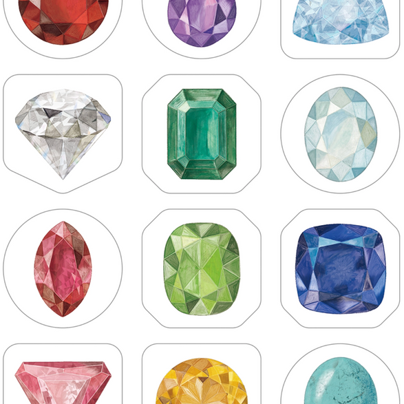 Kitta Sticker Booklet - Gems