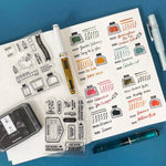 Currently Inked Clear Stamp Set