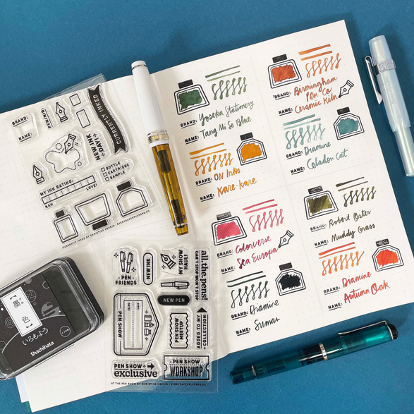 Currently Inked Clear Stamp Set