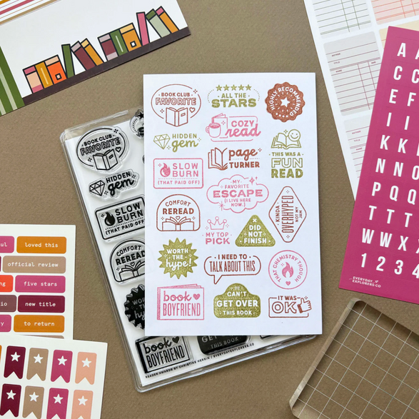 Reader Awards Clear Stamp Set