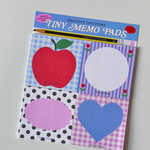 Tiny Memo Pad - Set of 4
