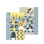 Dot Grid Yuru Log Notebook - Cats