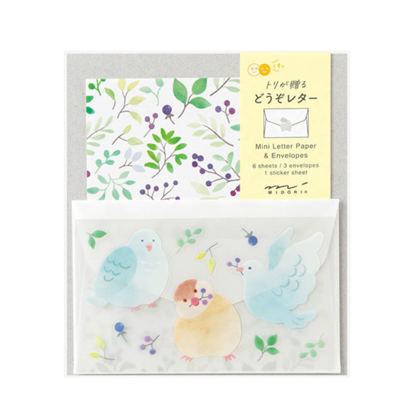 Midori Letter Set: Birds