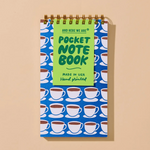 Lined Pocket Notebook: Coffee Mugs