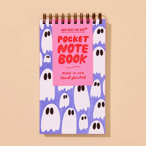 Lined Pocket Notebook: Ghosts