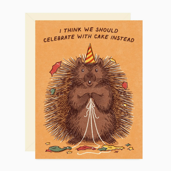 Porcupine Birthday Cake