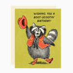 Boot Scootin' Birthday Raccoon