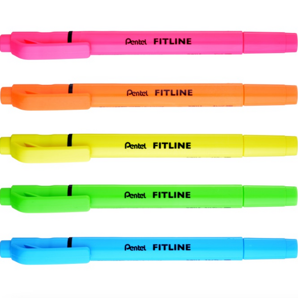 Pentel Fitline Highlighter - 5 options