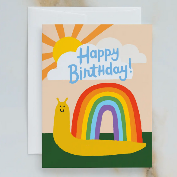 Snail Rainbow Birthday