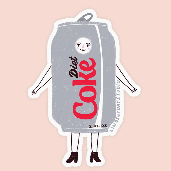 Diet Coke Deanne Sticker