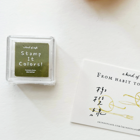 A Kind of Cafe Ink Stamp Pad - 21 colors