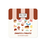 Sweets & Treats Sticker Flakes - Set of 60